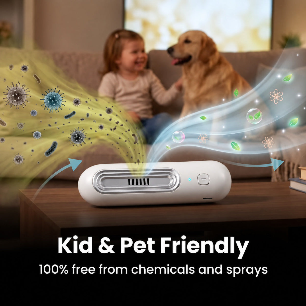 💥Last day 50% off丨REBYIPO® UV-C molecular-level pet odor eliminator eliminates odors at the source—no sprays or filter cartridges required