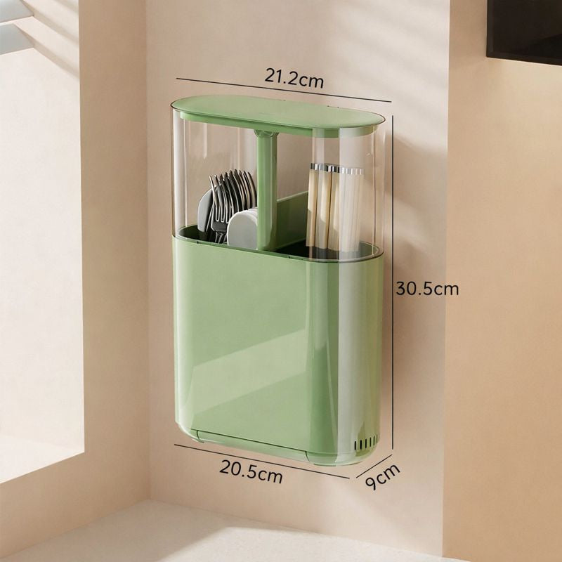 Billhol® Wall-Mounted Lift-Up Utensil Organizer