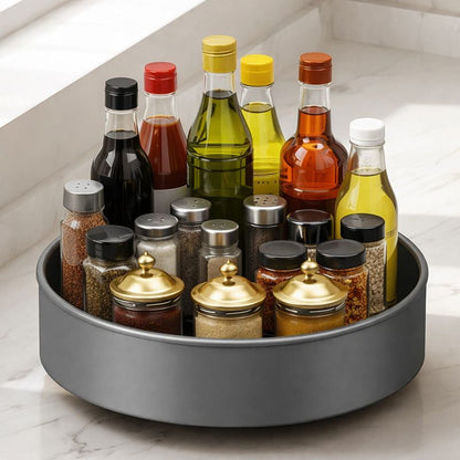 Billhol® 360° Rotating Spice Organizer – Adjustable Multi-Tier Kitchen Storage Rack