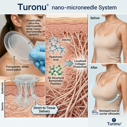 💥Turonu® 👩‍⚕️ Targeted Breast Enhancement Advanced Nano Microneedle Patch💃