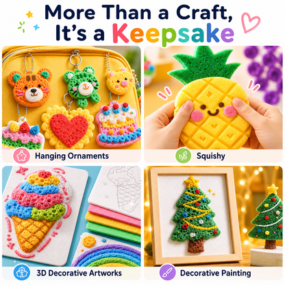 DIY 3D textured art showcase