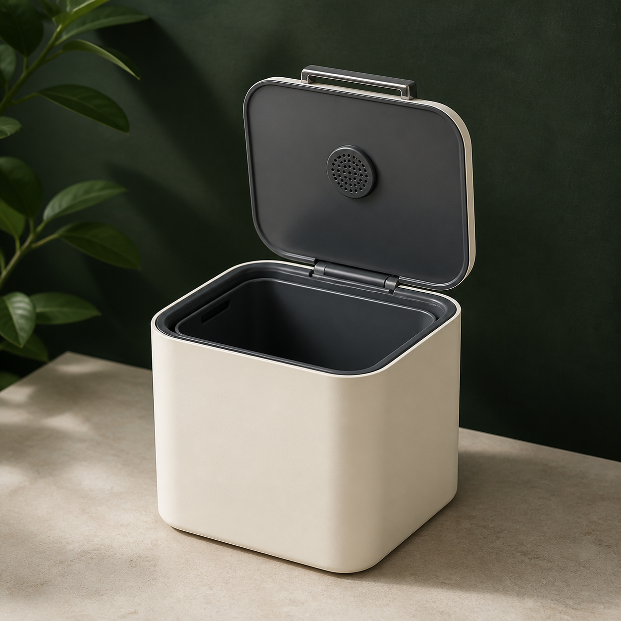Countertop Compost Bin — front product view