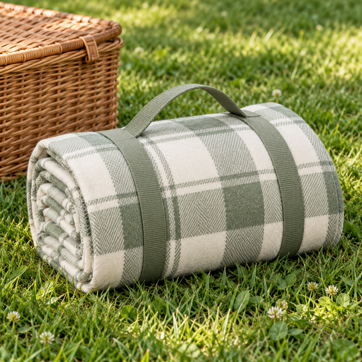 Foldable Picnic Blanket with Carry Strap