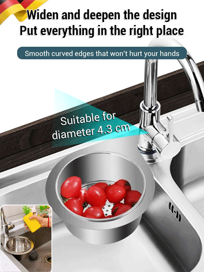 Billhol® 🎁Stainless steel drain basket for kitchen sink🎁