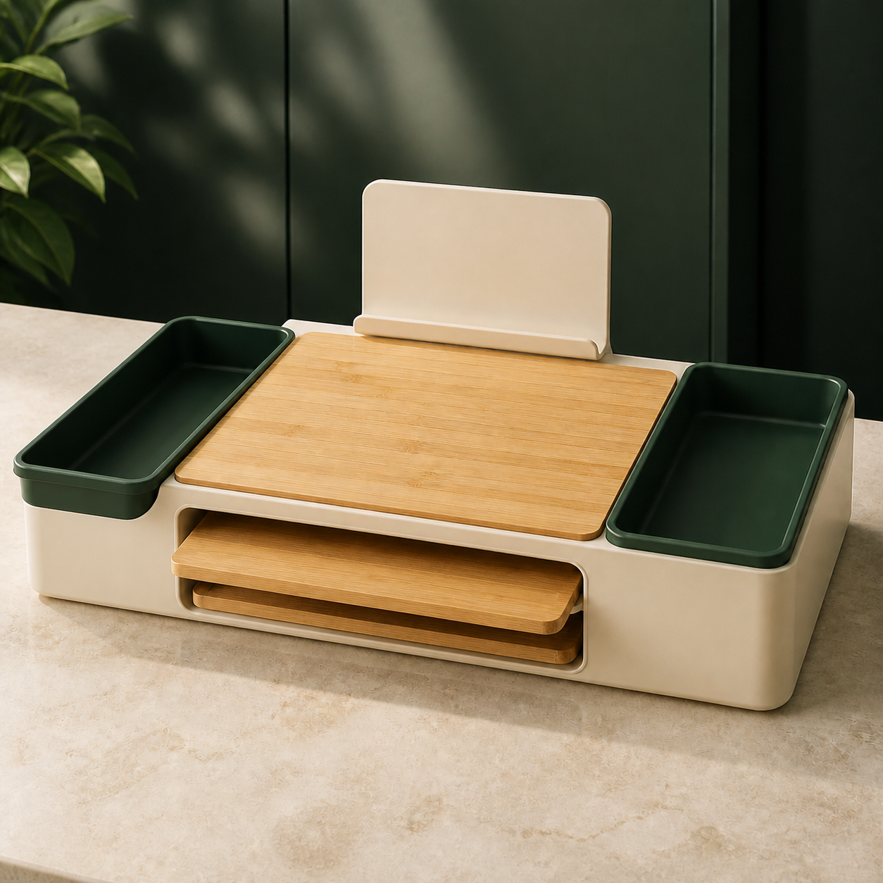 Modular Cutting Board Station