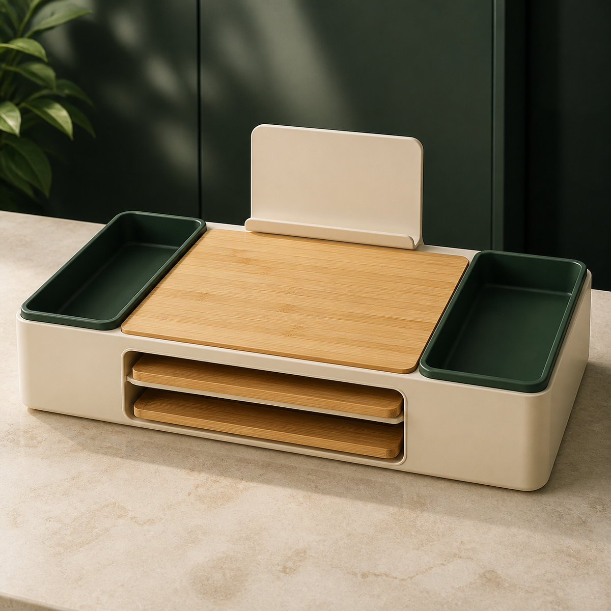 Modular Cutting Board Station