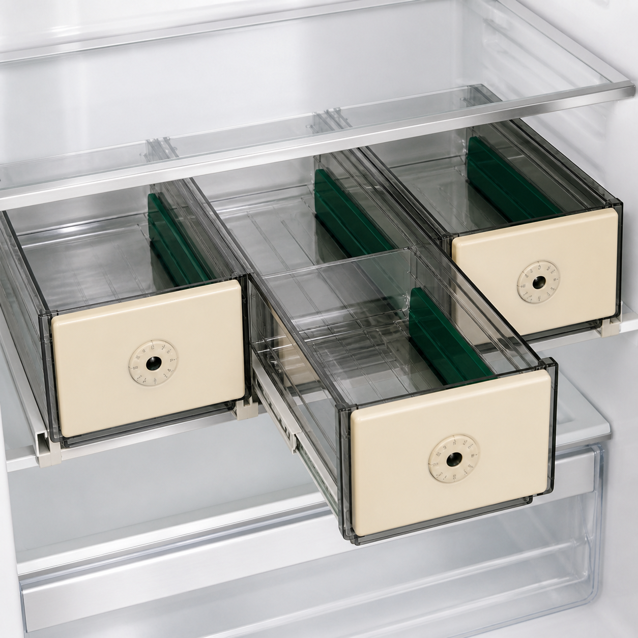 Pull-Out Fridge Organizer Set — functional construction details